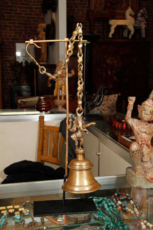 Ganesha Temple Bell on Stand 3